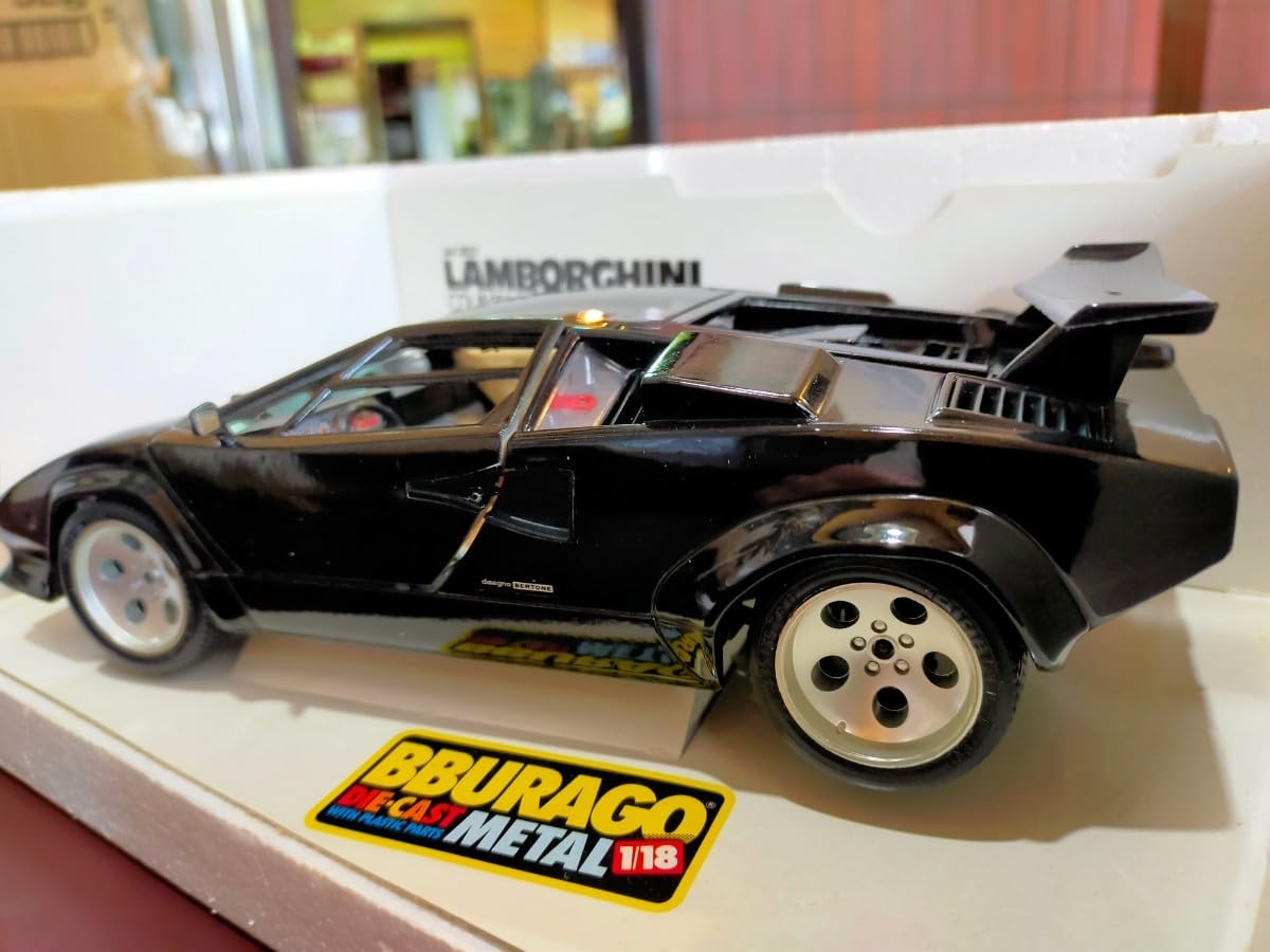 Amazon | 1/18 ランボルギーニ カウンタック ブラック | ミニカー
