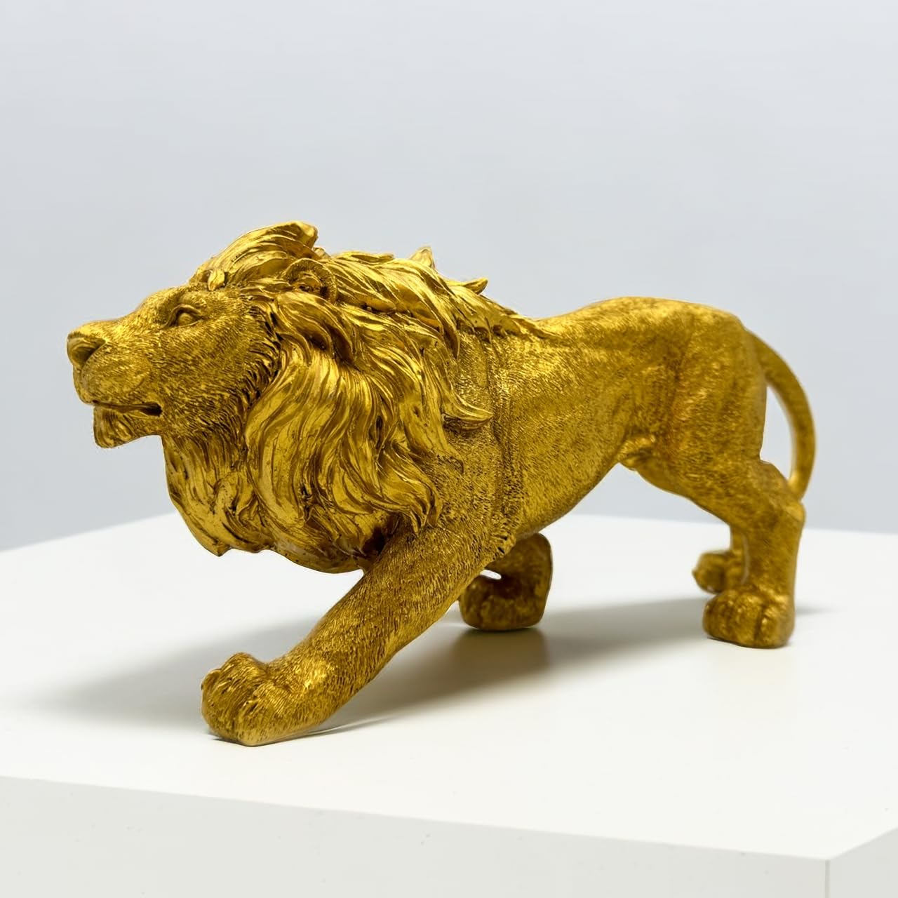 Amazon.co.jp: 12インチ ライオン像 フィギュア 彫刻 樹脂