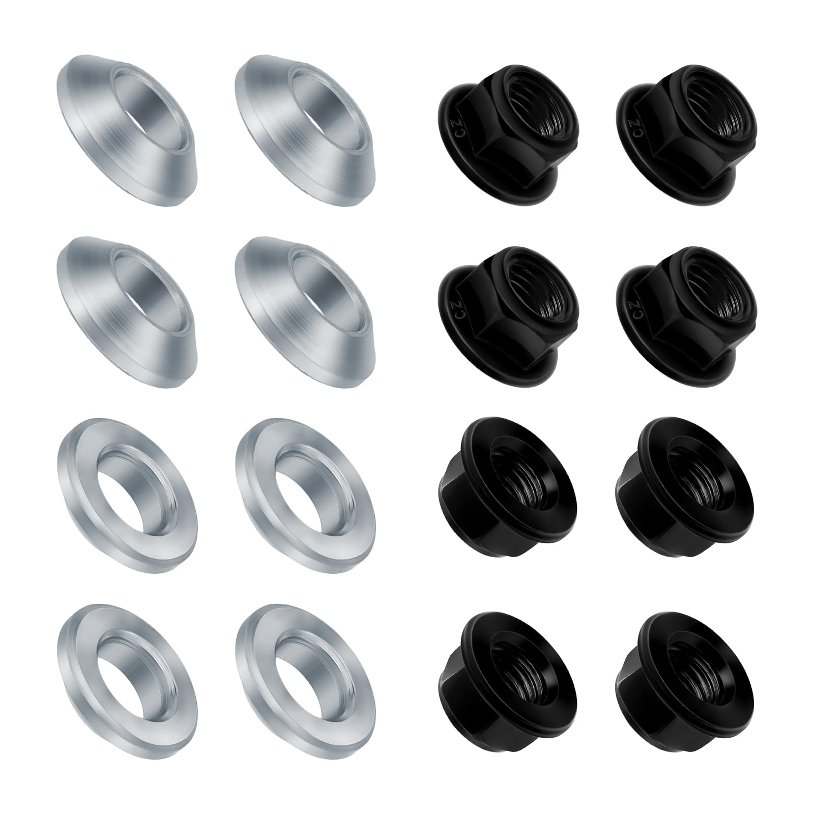 ののの Amazon.com: 8pcs M10x1.25 Lug Nuts Flat Tapered for Yamaha