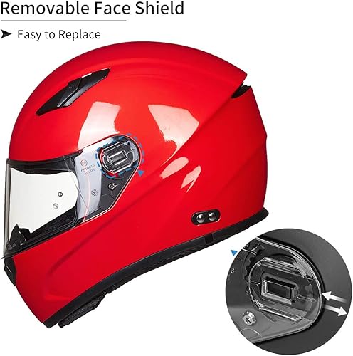 Miniatura 5 de ILM Snowmobile Motocross Full Face Ultra Large Motorcycle Helmet Pinlock Insert Anti-Fog Visor ATV Casco for Men Women DOT