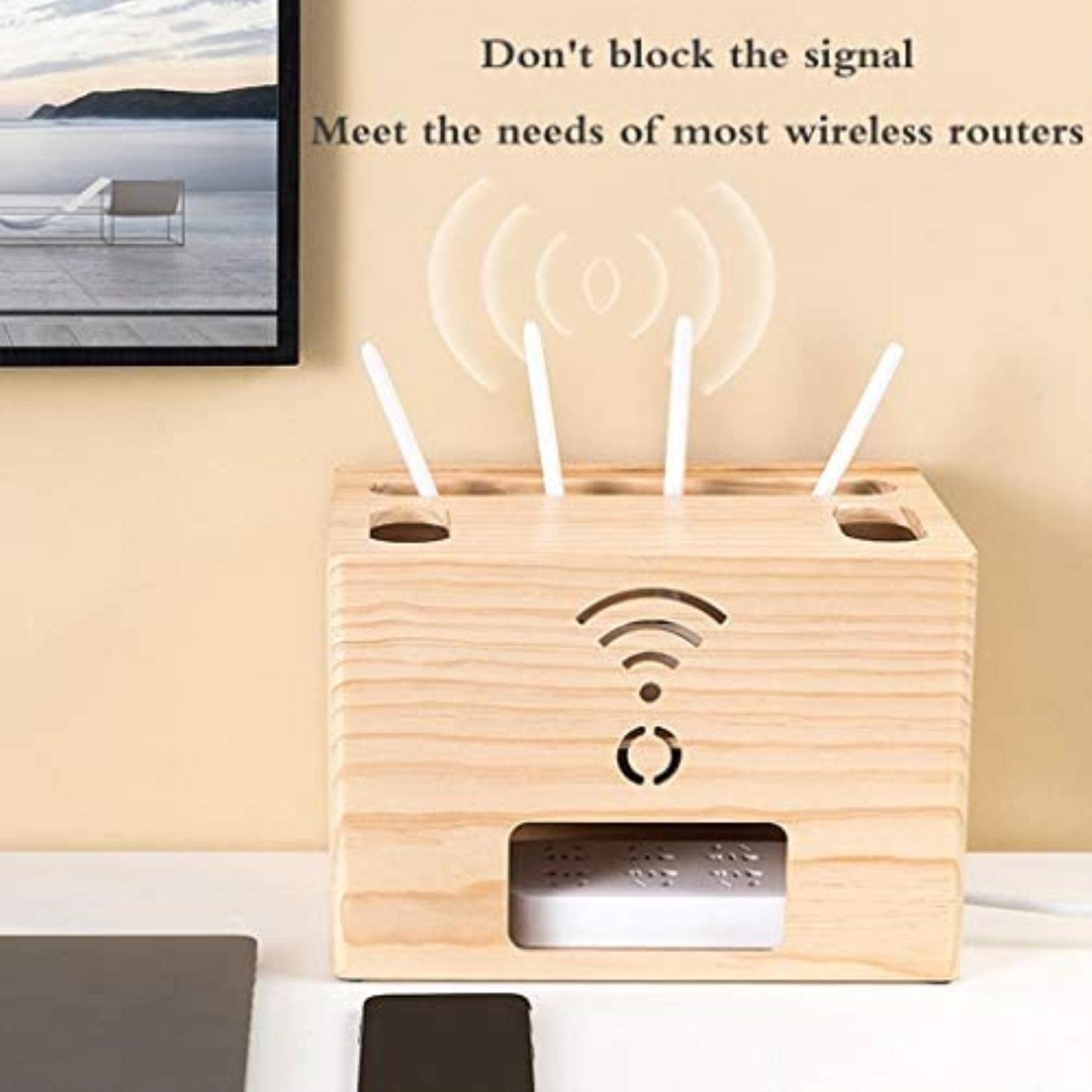 Pudełko do przechowywania routera, pudełko Pudełko do przechowywania routera Wspornik routera wi-fi Wspornik półki dekodera na akcesoria telewizyjne Router Wi-Fi TV Box Dekoder Routery