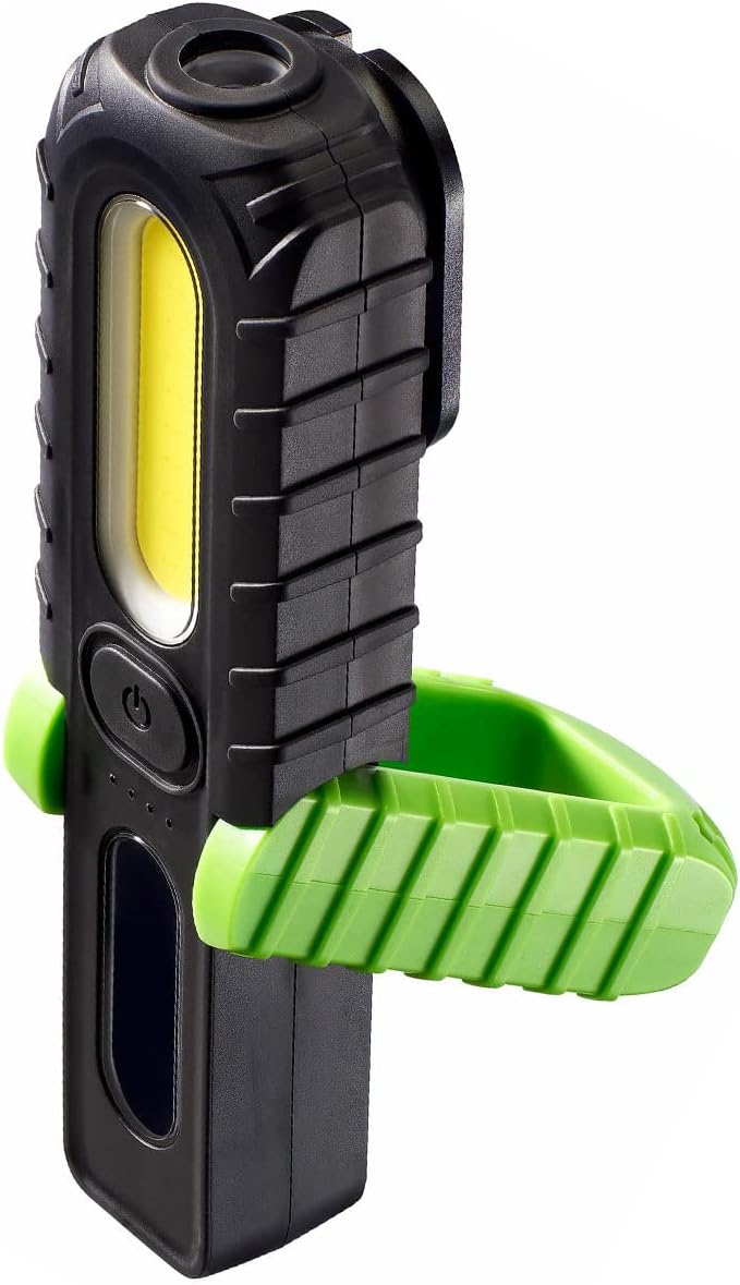 Asahi Electric DOP-WL20(G) ELPA LED Work Light, Rainproof, Green