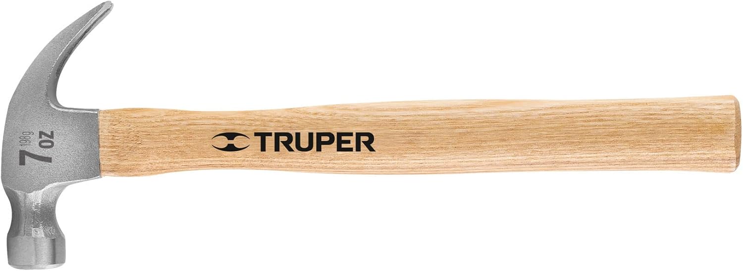 TRUPER MO-20 Polished Curved Claw Hammers 20Oz(567g) Handle 13"(330mm)