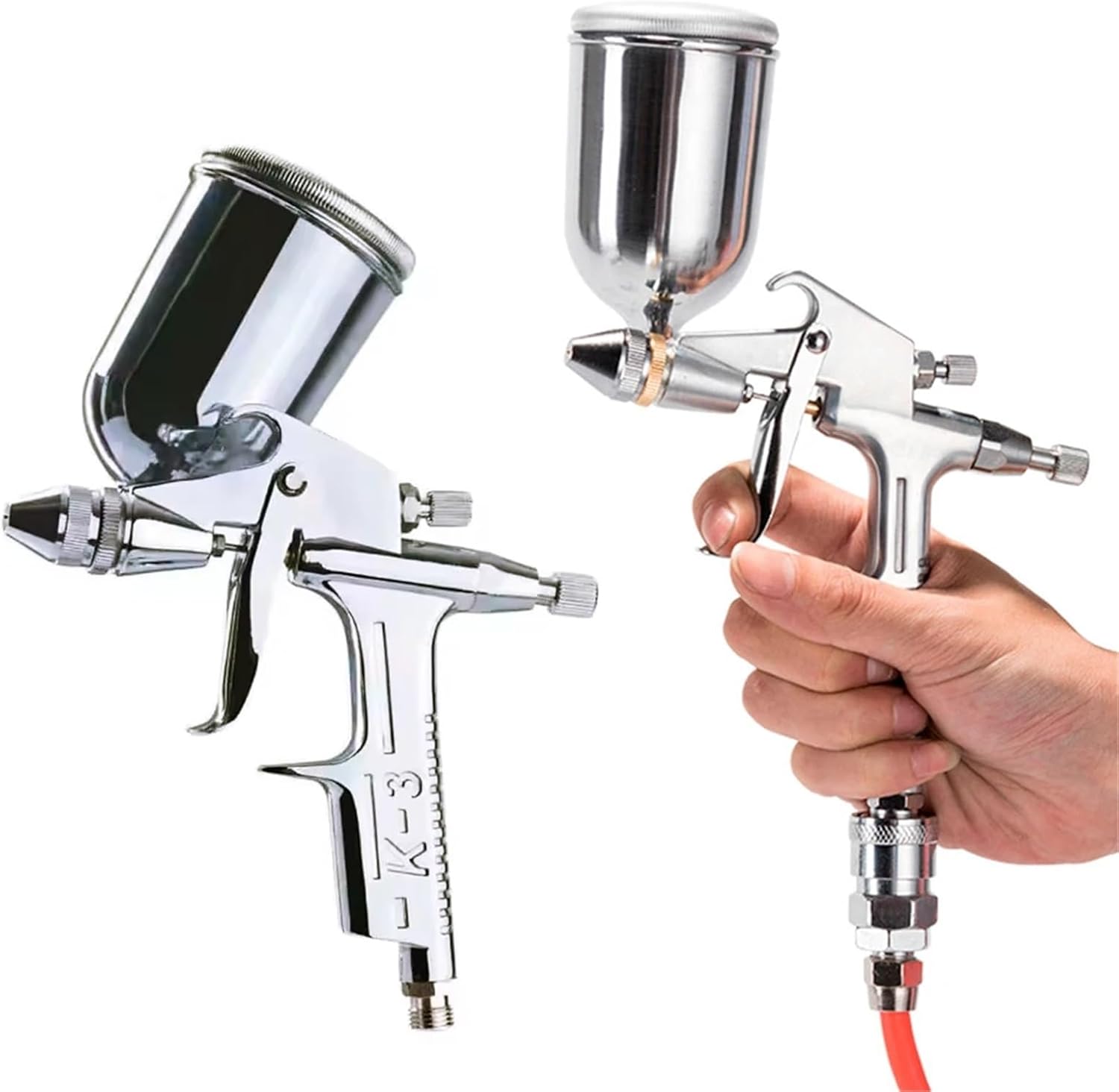 125ml Mini k3 Spray Wall Painting Repair Paint Repair 0.5mm Nozzle Pneumatic Sprayer Professional Car Repair Airbrush