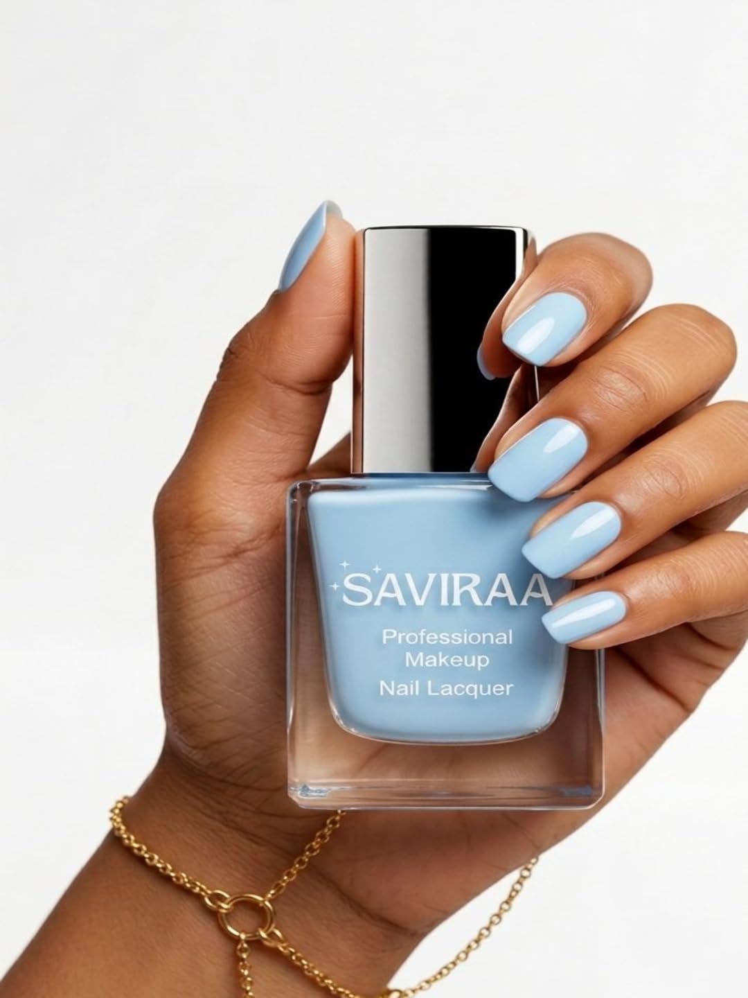 Professional Makeup Nail Lacquer, Baby Blue, Matte Finish-image-40