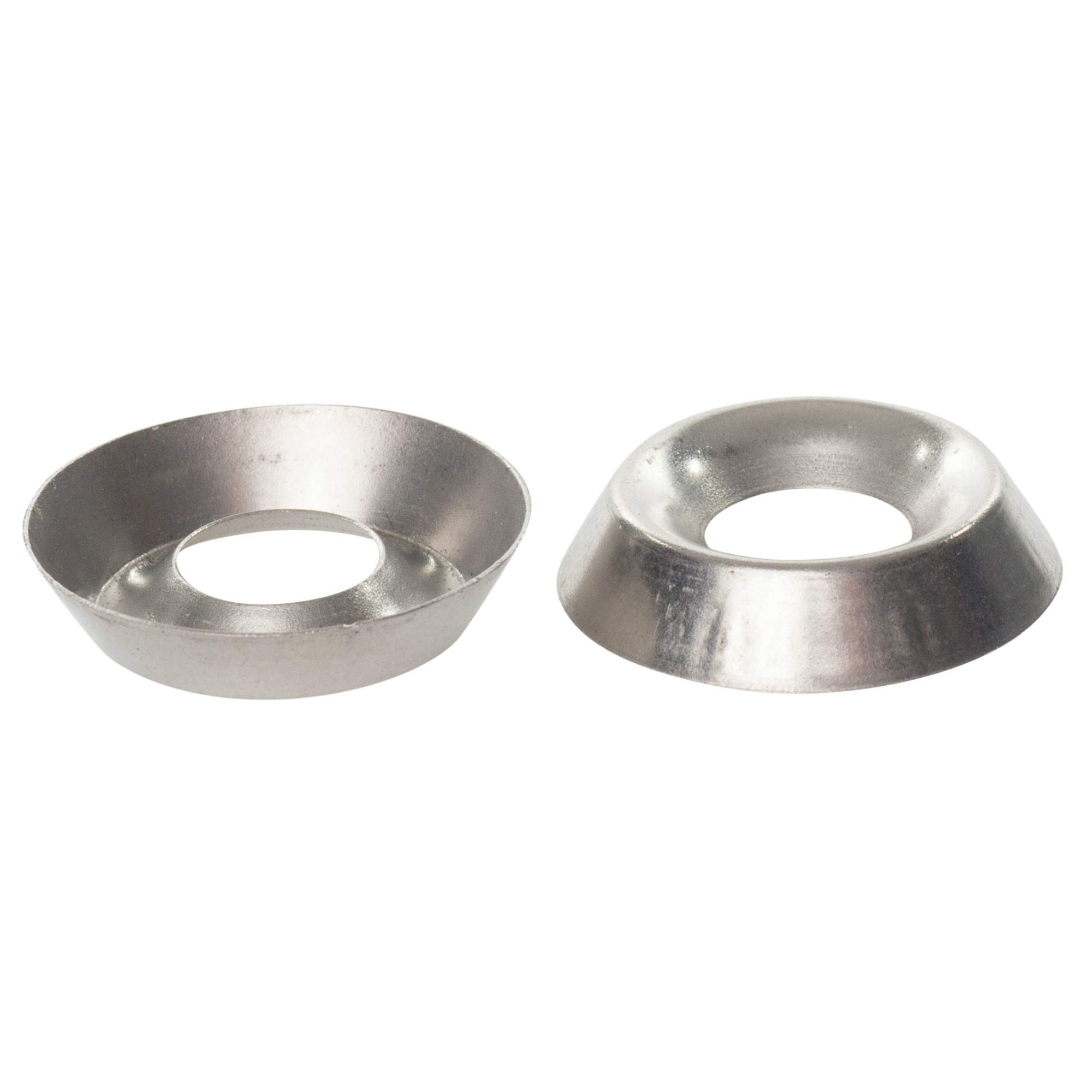 3mm / M3 Stainless Steel Metric Stamped Screw Cup Finishing Washers - 50 Pack