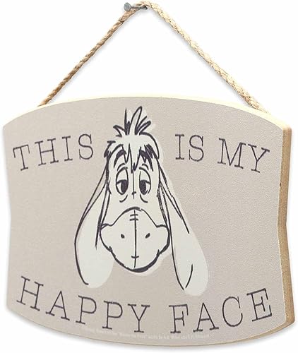 Miniatura 8 de Disney Winnie the Pooh Good Morning Sunshine - Decoración de pared de madera colgante - Adorable letrero de Winnie the Pooh para dormitorio de niños