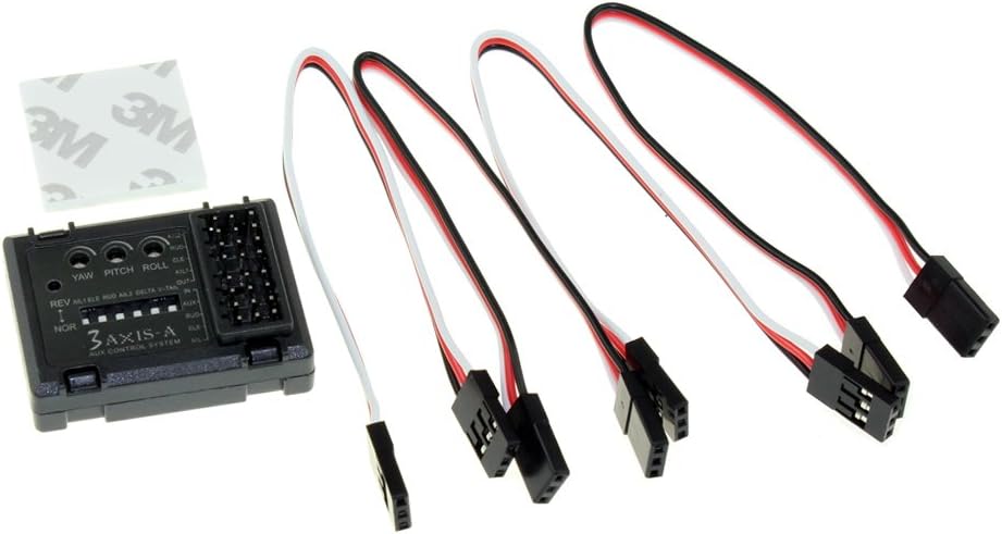 Soulload 3 Axis Gyro Stabilizer Flight Control Controller Stabilizer System Gyro for FPV RC Airplane, Fixed Wing Aircraft