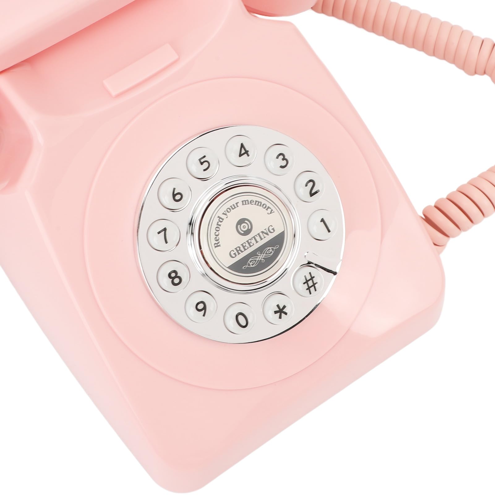 Księga Gości Audio do Telefonu, Wszechstronna pamięć 8 GB, Wygodna Księga Gości Audio na imprezę (Różowy)