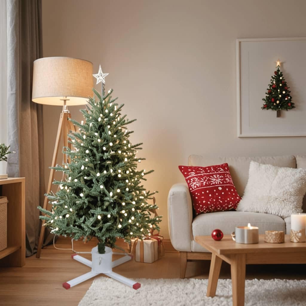 Générique Support de Sapin de Noël Blanc 61x61x15,5 cm,Maison & Jardin,Décorations,Décorations de Noël & saisonnières,Supports de Sapin de Noël,4018978