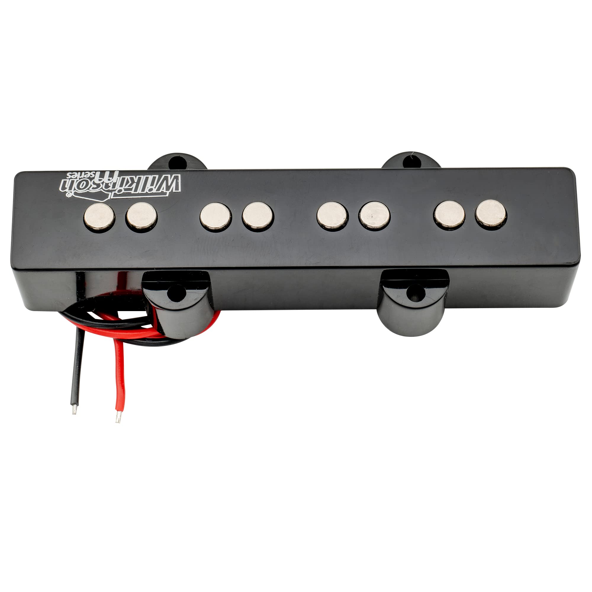 Wilkinson WOJB Vari Gauss Ceramic 4-String Jazz Bass Bridge Pickup for JB Style Electric Bass Black - Image 4