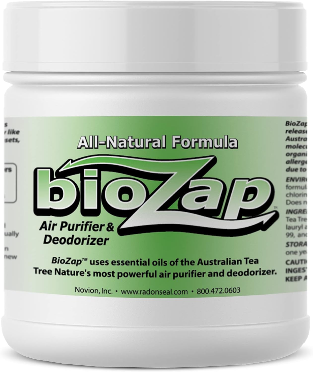 BioZap Air Purifier & Deodorizer (16oz Jar) Australian