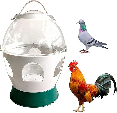 Alimentador de palomas de alimentación para pájaros dispensador de agua de plástico para mascotas contenedor para pájaros dispensador automático de