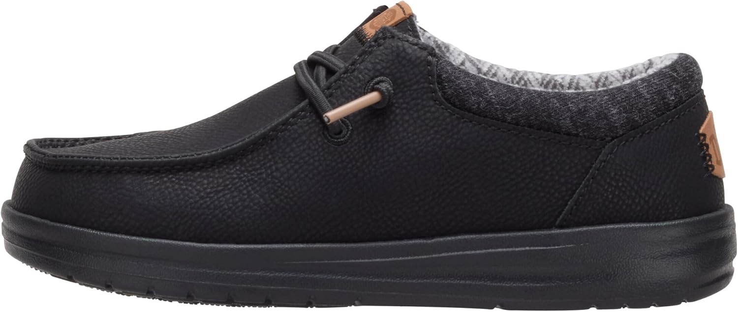 HEYDUDE Boy’s Toddler Paul Classic | Lightweight Slip-On Sneakers with Elastic Laces | Easy On Everyday Wear