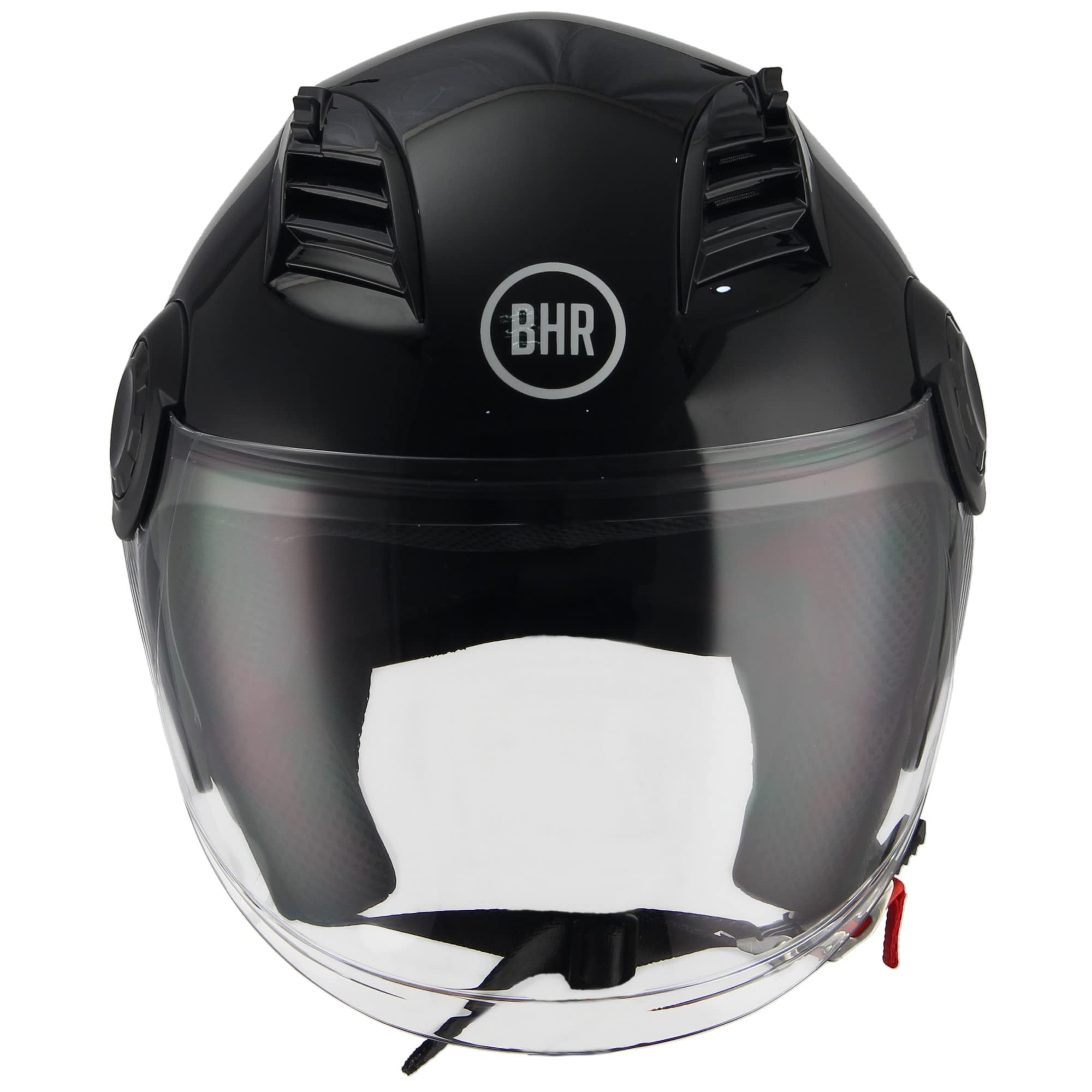 BHR 803 SIMPLY Casque Demi-Jet Scooter – ECE 22.05 – Visière Amovible – Léger 1000g – Idéal Ville