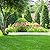 PLULON 24 Pieces Garden Fence with 24 Pieces Fence Insert White Plastic Fence Garden Picket Fence Edgings Lawn Flowerbeds Plant Borders Decorative Garden Yard