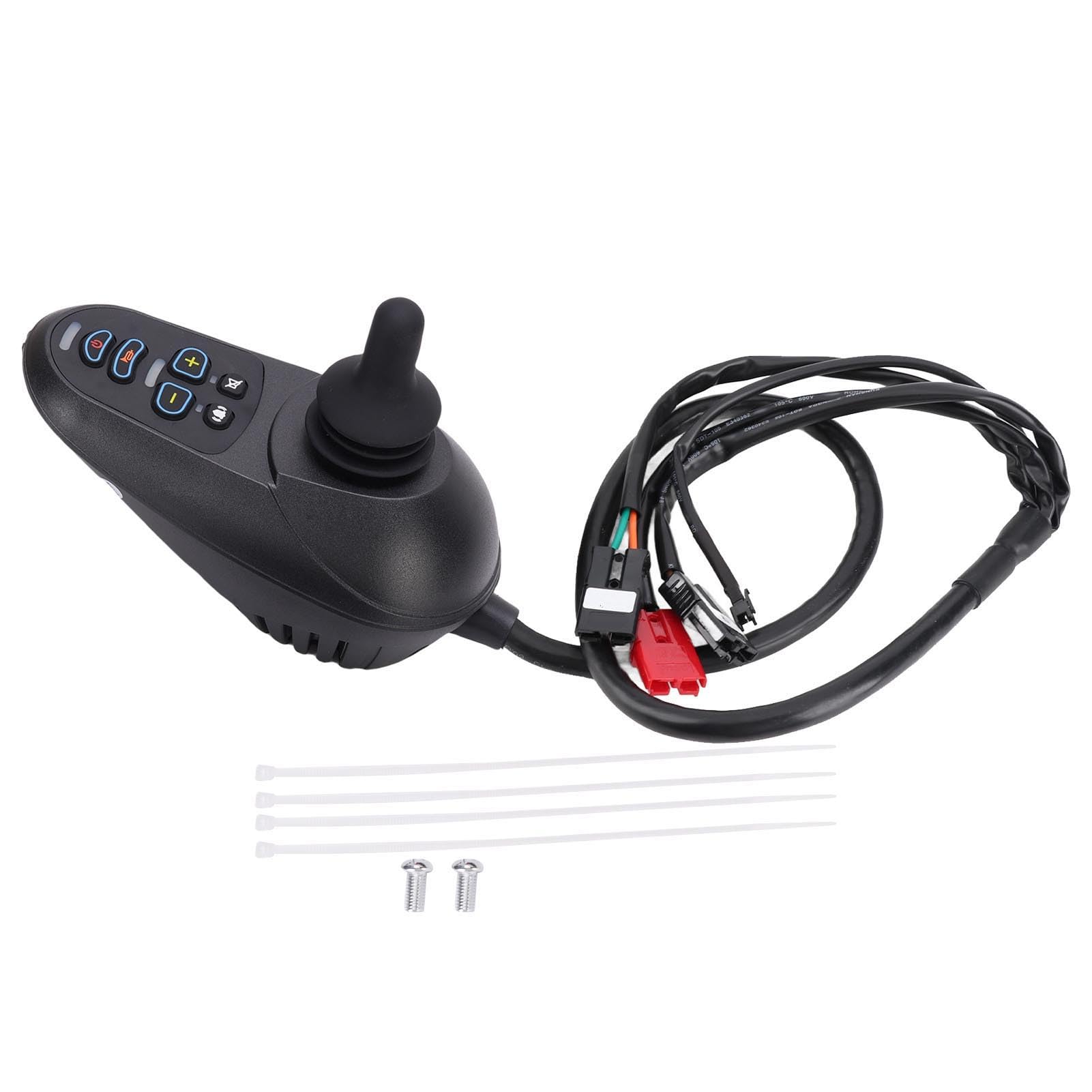 Jiawu Controller Joystick Ad Alta Corrente da 50 A con Impugnatura Ergonomica, Pratica Sostituzione del Joystick della Sedia per Disabili per un Controllo Confortevole