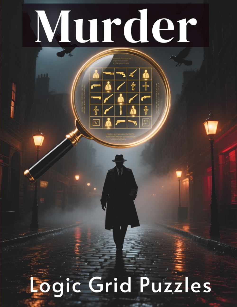 Murder Logic Grid Puzzles: 50 Challenging Whodunit Deduction Mysteries to Solve with Logic Grids