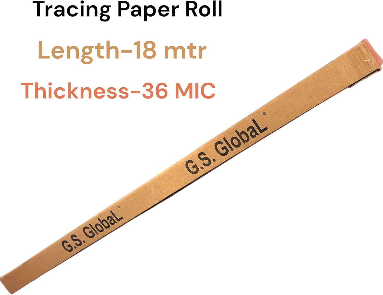 Ushaworks Tracing Paper Roll for Embroidery, Drawing, Sewing Patterns, Sketching and Art & Crafts (Width 40 Inches - 18 Meters) Transparent