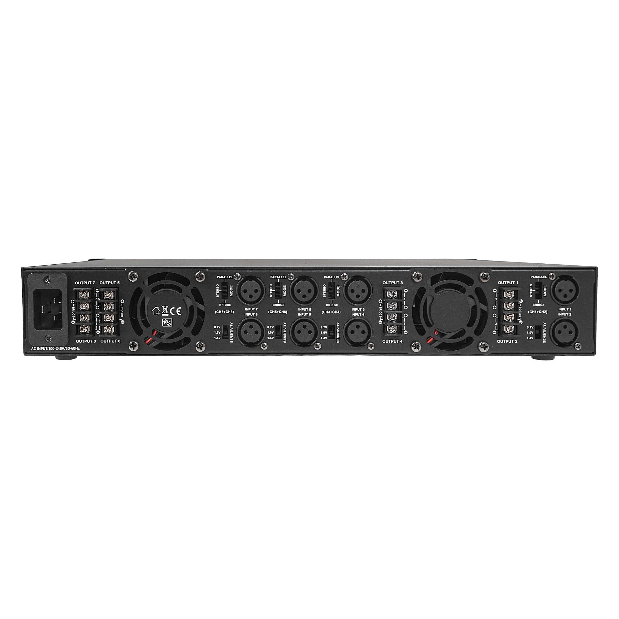 Amazon.com: Sound Town MODE Audio Class-D 8-Channel PA/DJ