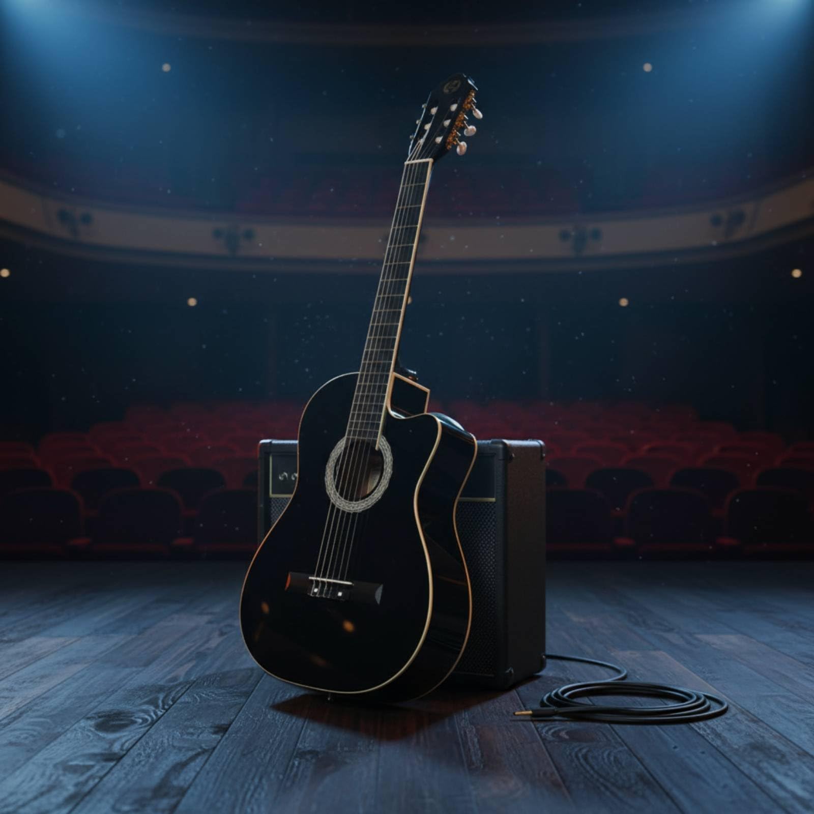 kowaku Chitarra Classica Nylon Strumento a Corda per Principianti Nylon Legno Tastiera 19 Tasti Corpo Scanalato Corde Morbide Accordatori Semichiusi Tono