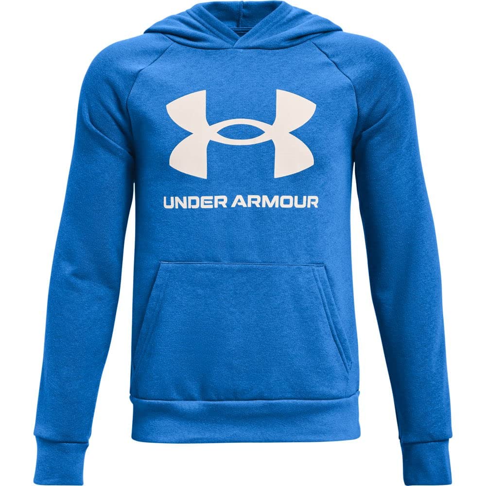 Under Armour Sudadera con Capucha Hombre Rival Big Logo Azul