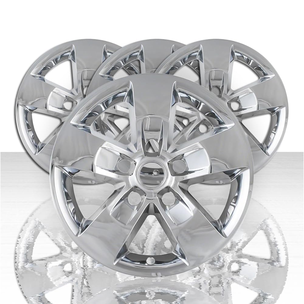 Set of 4 17" 5 Spoke Snap-On Wheel Skins for Ram 1500 2013-2018 - Chrome