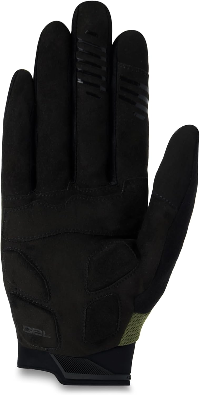 Dakine Bike Gloves for Men, Cycling Gloves with Gel Padding, MTB Riding Gloves with Grip, Touchscreen Compatible, Breathable Bike Gloves, Size: Small, Color: Cypress