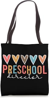 Preschool Director Hearts Director Of Preschool Tote Bag