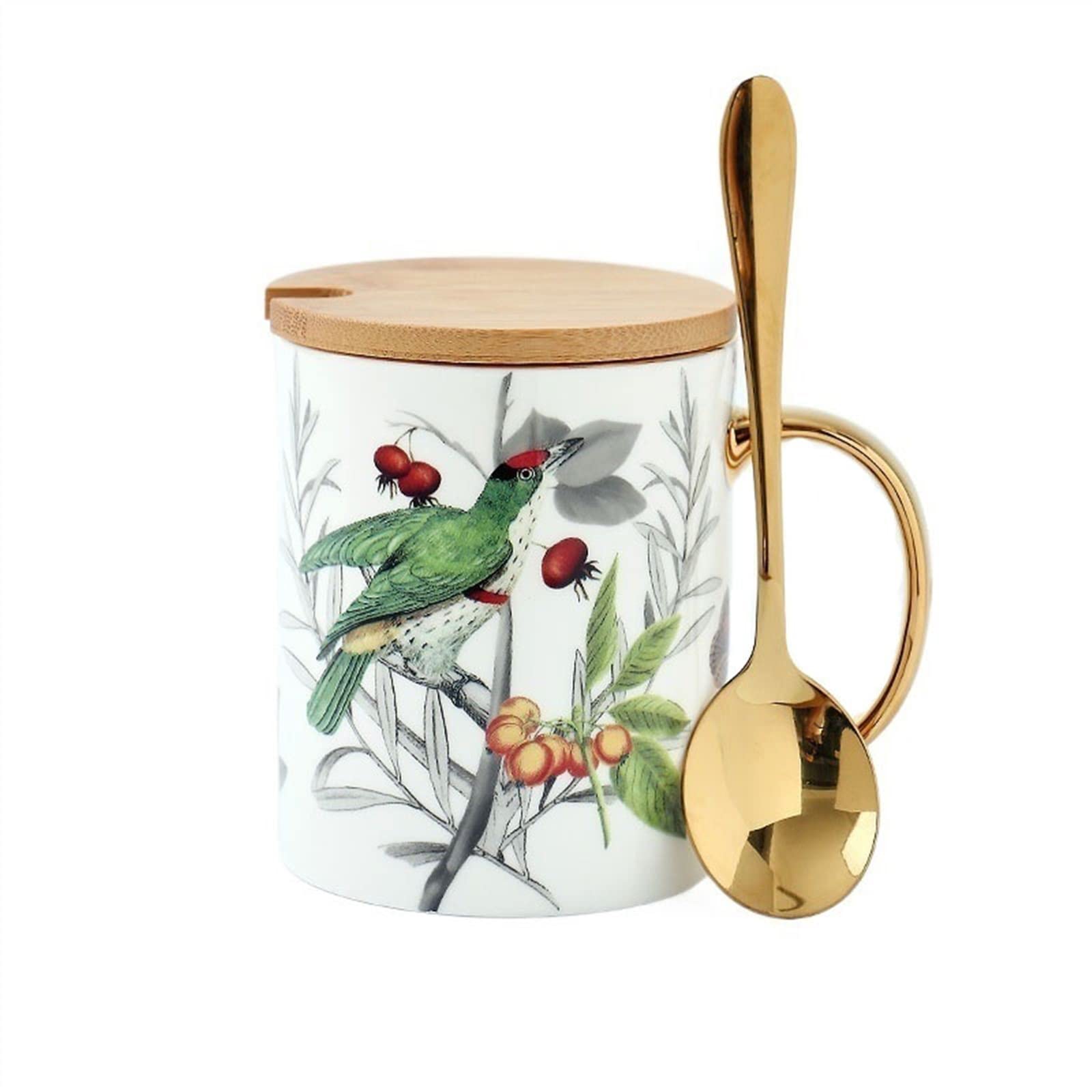 Ceramiczny kubek do kawy 300ML kreatywny ręcznie malowany kubek do picia kubek z porcelany kostnej biuro strona główna duża pojemność śniadanie kubek do mleka (B)