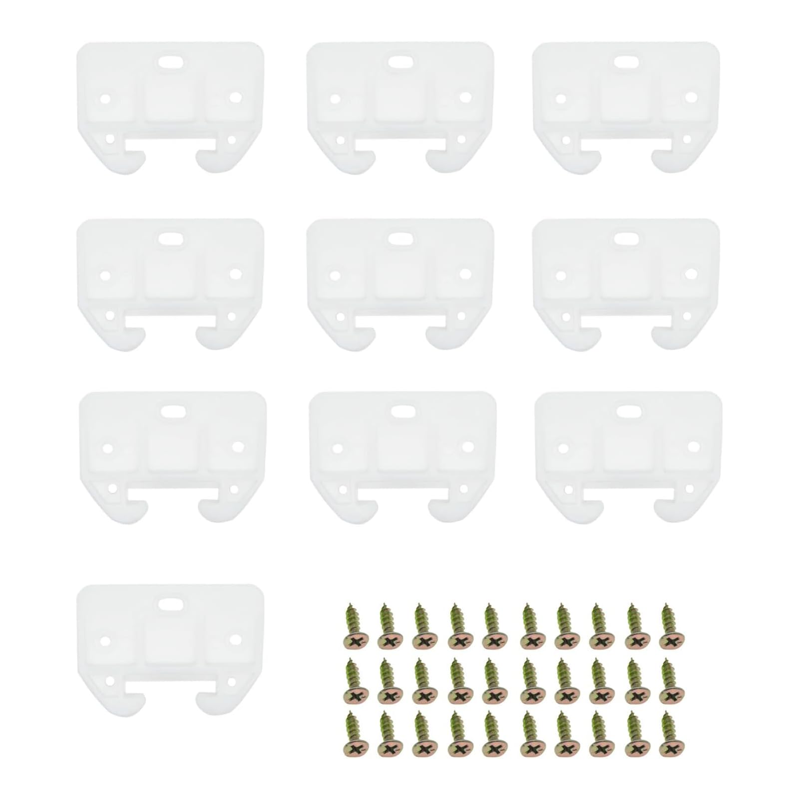 20pcs Drawer Slides Parts Including Screws for Easy Installation in Furniture Hardware Dimensions Provided Easyly Install Drawer Slide