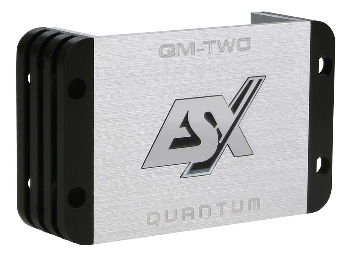 ESX QM-TWO V2 QUANTUM | 2-Kanal Class D Mini Digital Verstärker 600 Watt Max. Ausgangsleistung