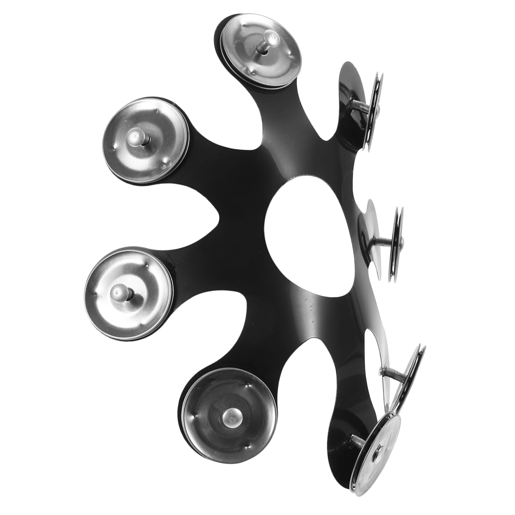 ibasenice 4piezas Cymbal Tambourine Hihat Accesorio De Percusión Placas De Campana Para Batería Para Músicos y Conciertos