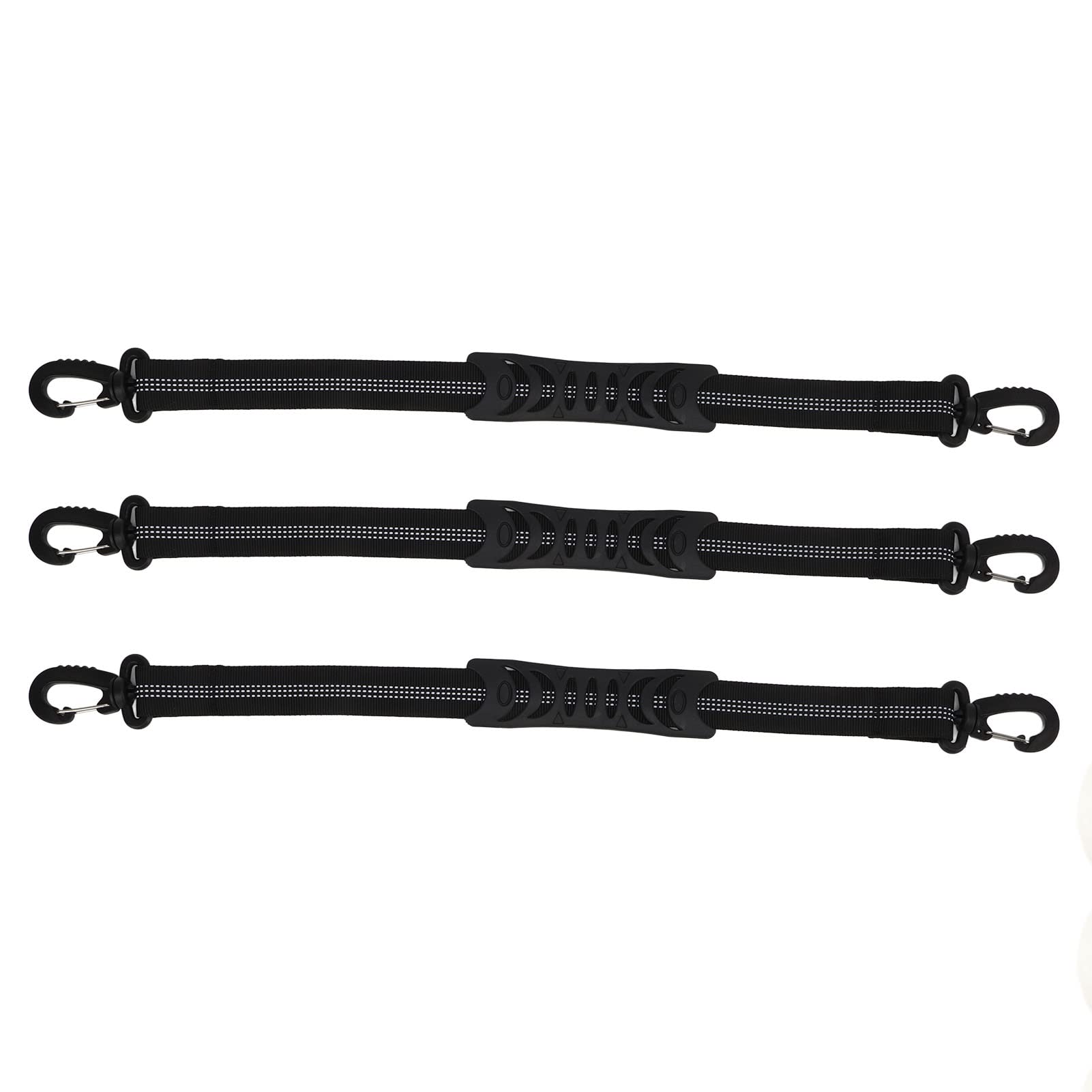 Yuecoom Roller Skate Leash, 3 Pcs Ski Boots Carrier Strap Adjustable Shoulder Sling for Skiing, Snowboarding, Ice Skates and Rollerblades(Black)