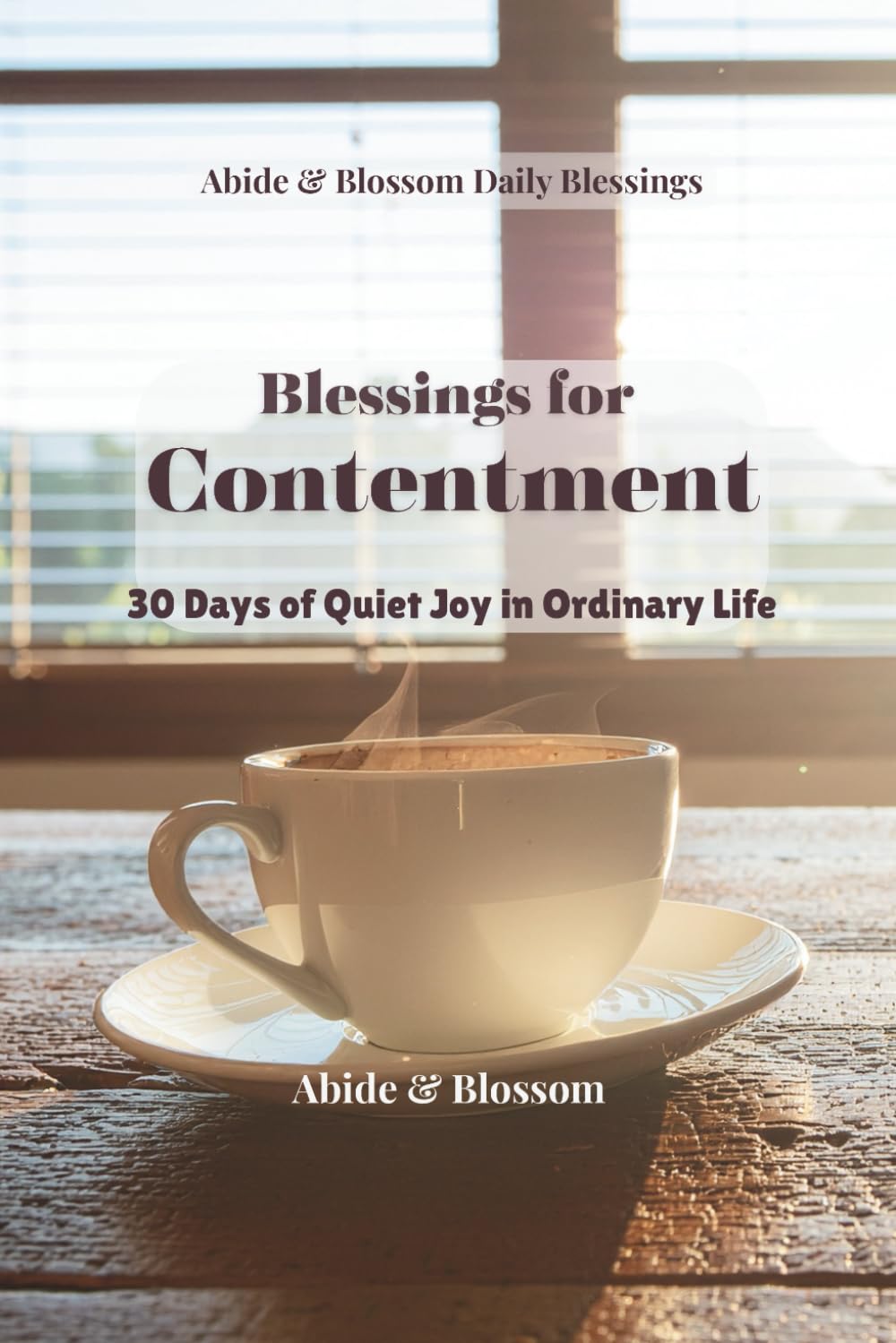 Blessings for Contentment: 30 Days of Quiet Joy in Ordinary Life (Abide & Blossom Daily Blessings)