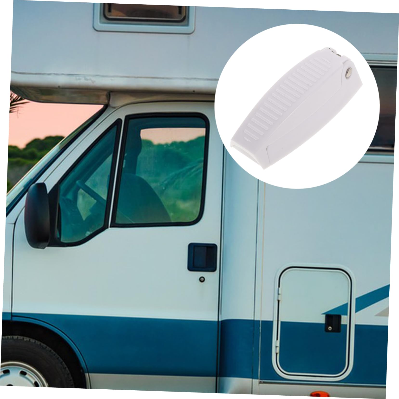MUCKLILY Stainless Steel Rv Door Holder Baggage Door Clips for Rvs Campers and Trailers Easy Install