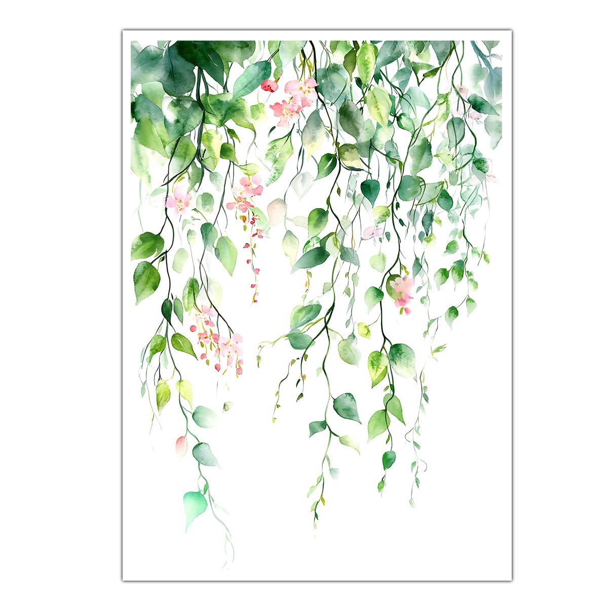 SHENGPOSTER Shabby Chic ogród botaniczny sztuka ścienna minimalistyczna kobaltowy niebieski las obraz na płótnie styl wiejski nieoprawiony plakat nadruk dekoracja ścienna 90 x 135 cm
