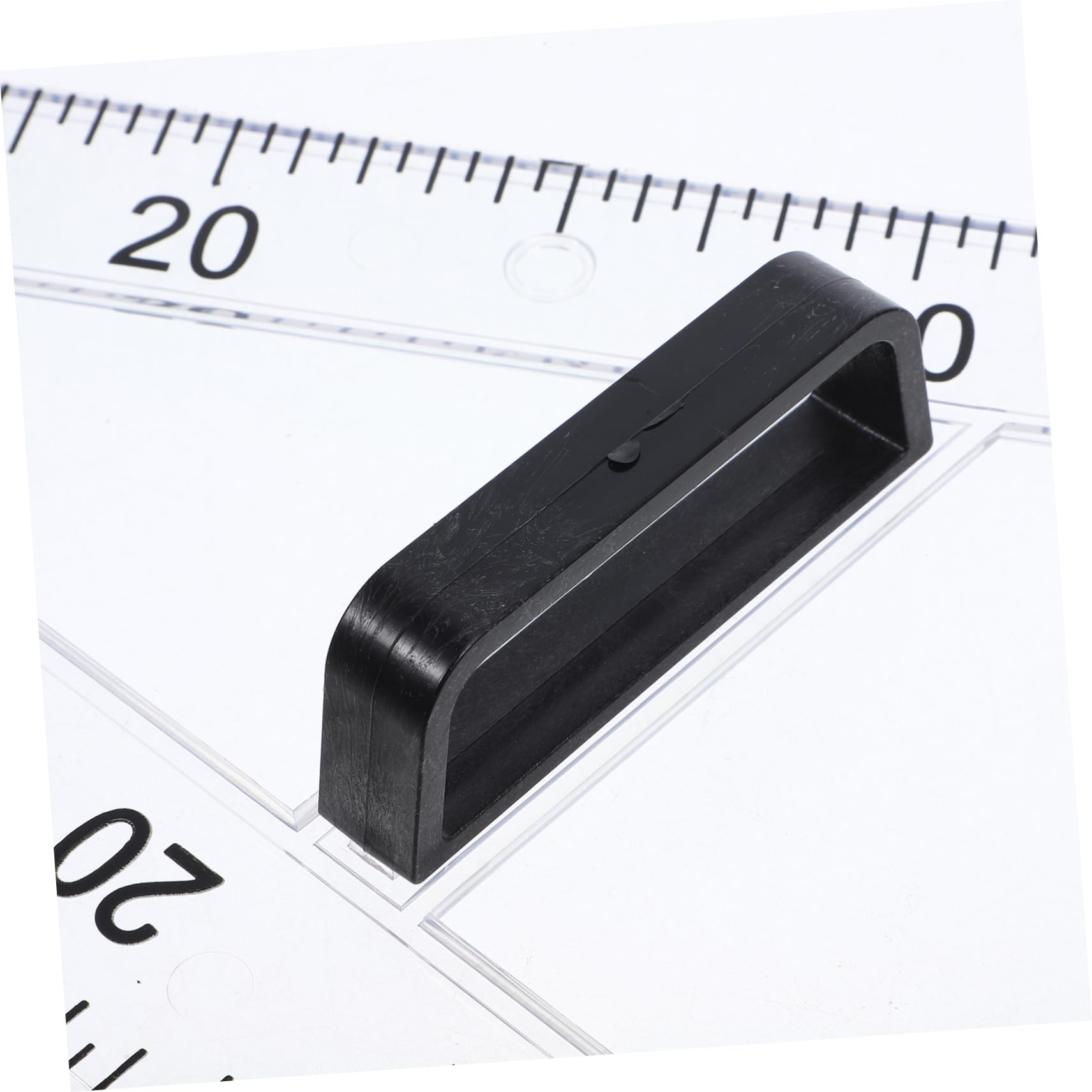 SOLUSTRE Magnetisches Dreieckslineal aus Abs zum Zeichnen Verschiedener Winkel und Formen für Unterricht in Physik und Mathematik