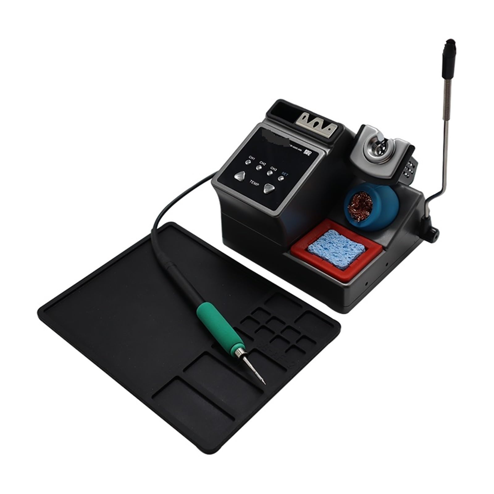 Stacja Lutownicza Bezołowiowa Kompatybilna Z C115/C210/C245 Uchwyt Chip Control Temperatury Do Naprawy PCB BGA Spawanie Wydajna Lutownica(C115 with 3 tips)
