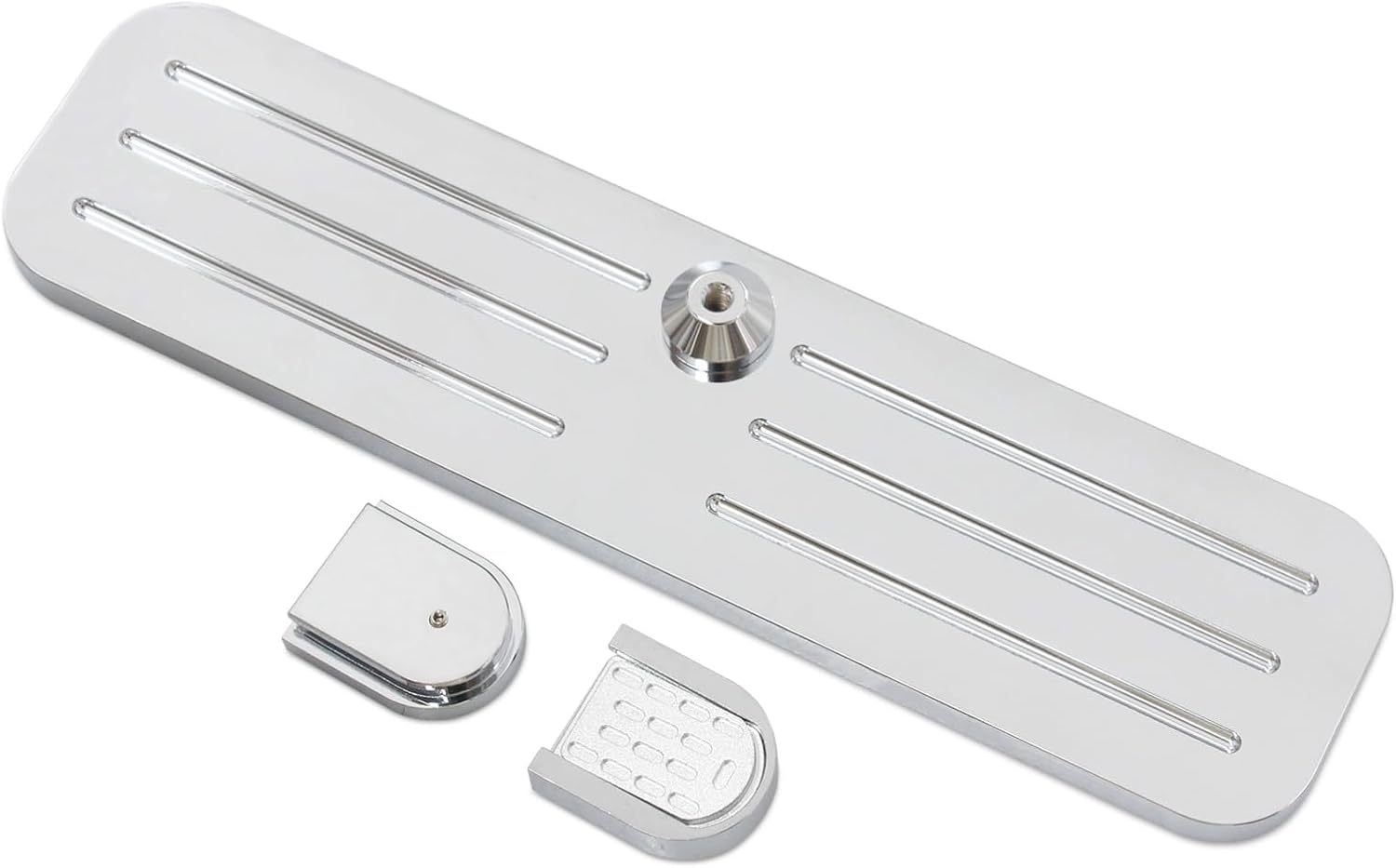 Pivot Ball Milled Aluminum Polished Adjustable Interior Mirror