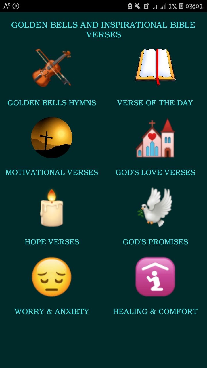 The Bell Scriptures Golden Bells Hyms and Inspirational Bible Verses - App on Amazon Appstore