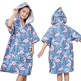 KAKU NANU Badeponcho Bademantel Kinder, Bademantel Badeponcho Kinder Jungen Mädchen Sanft Poncho Handtuch Badehandtuch Badetücher Kinder