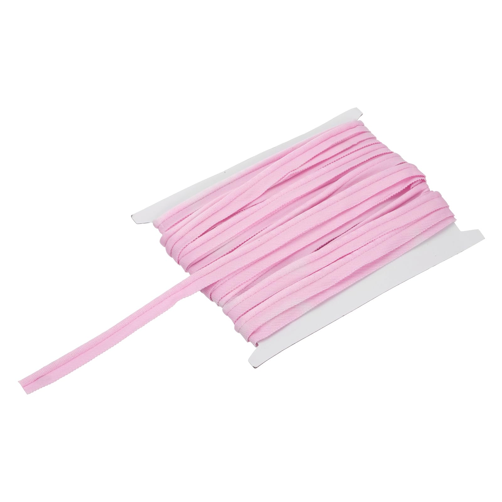 Ruban passepoil rose de 1,6 cm pour finition mercerie et tissu