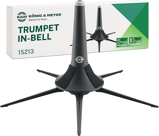 K&M Stands 15213-BLACK Trumpet Stand