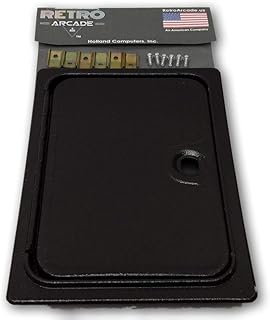 RetroArcade.us Arcade Game Cash Access Coin Door Blank, Jamma, MAME, Pinball Systems with Hardware