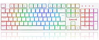 Redragon, Teclado Óptico, Gamer, Surara Pro, RGB branco, Switch Marrom, ABNT-2
