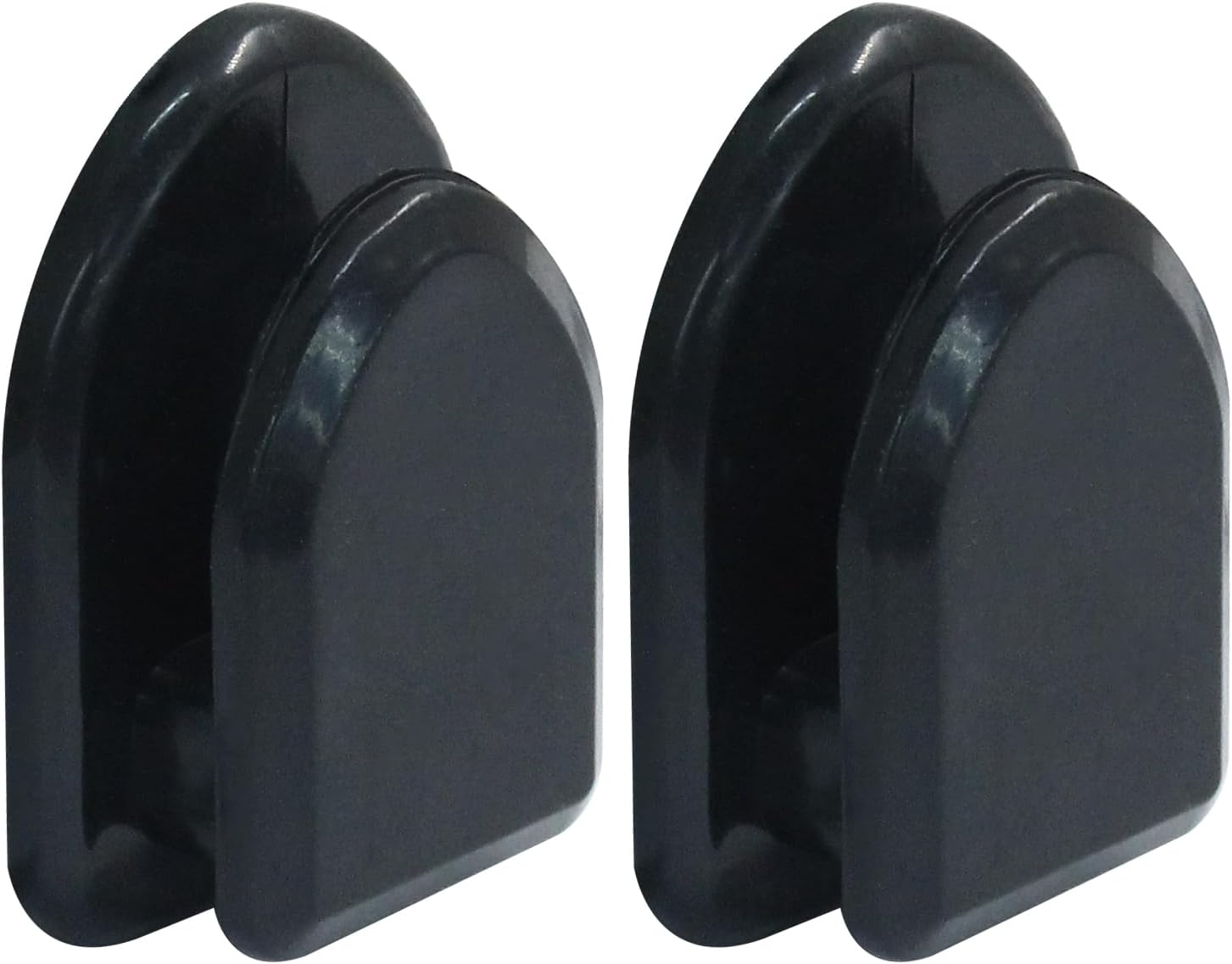 Car Adhesive Hooks, Black, 40Pcs