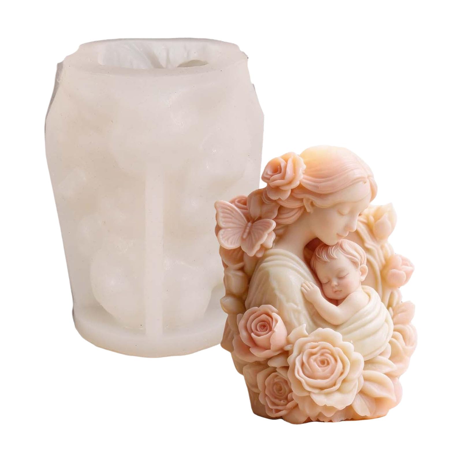 ZEPFJHE Sturdy Silicone Mothers Day Flower Bouquet for Soap Making and Craft Projects