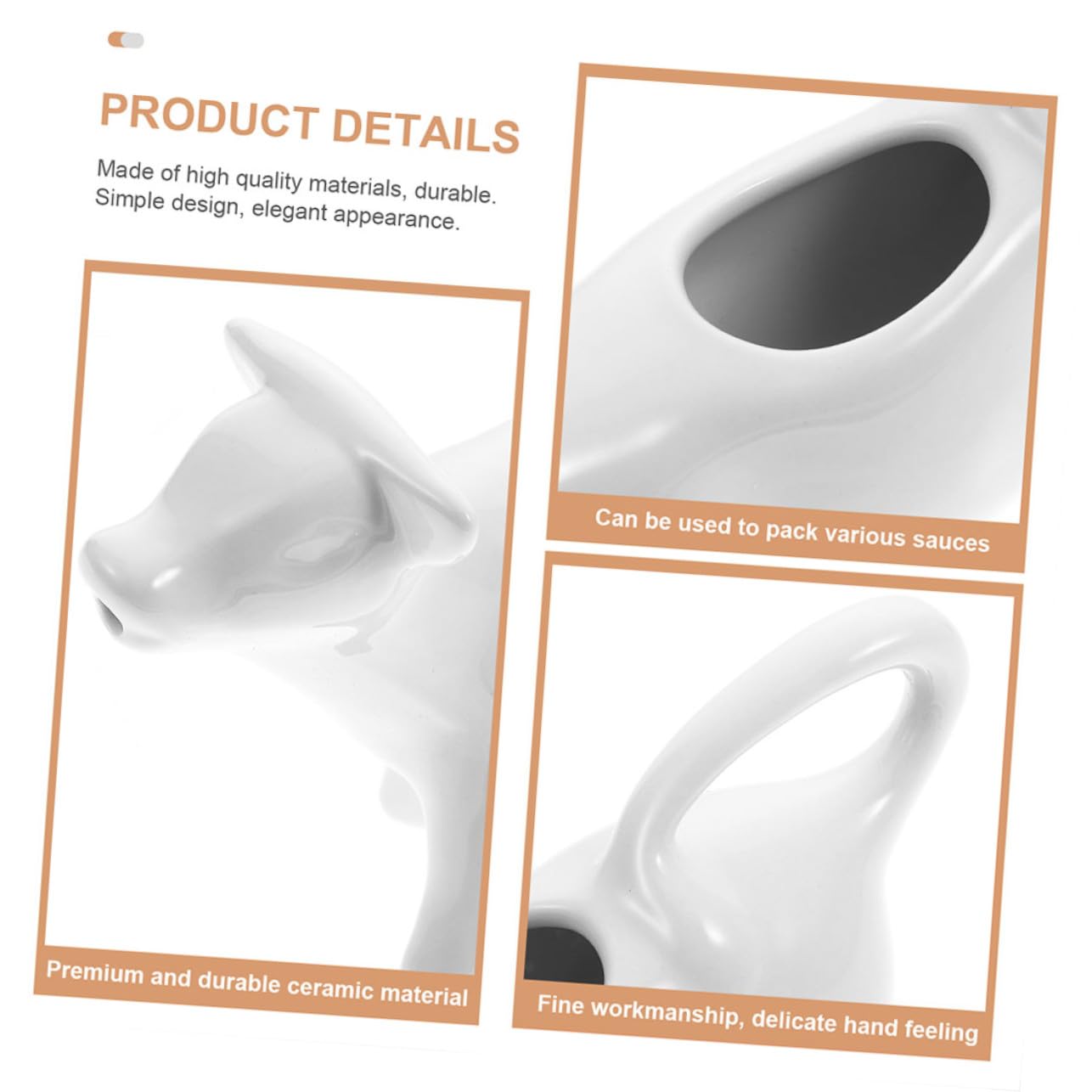 GLEAVI Pichet à Lait Céramique 4 Pièces Tasse à Mousser Lait Accessoires Cuisine