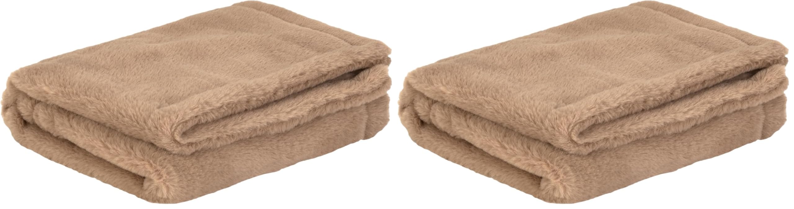 Pet Comfort Lodix Mira Kahverengi Kedi ve Köpek Battaniyesi S 50x70cm (2 paketi)